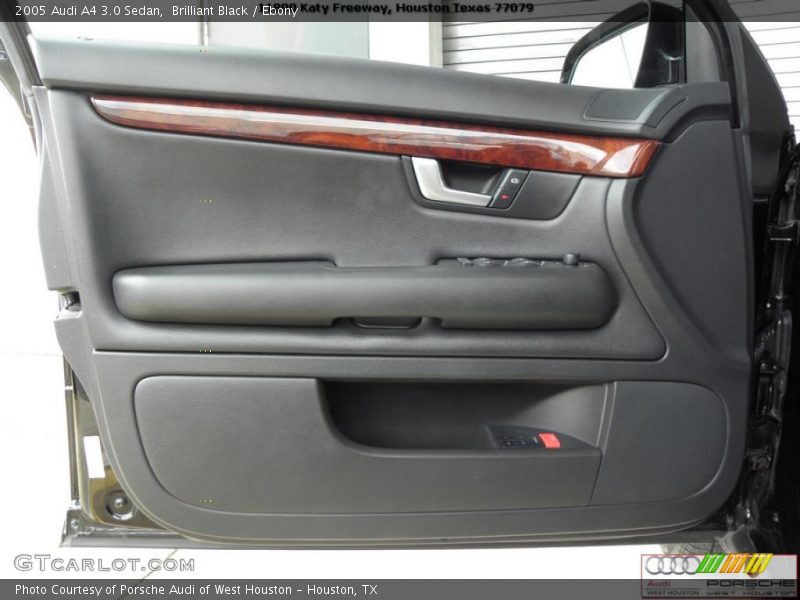 Brilliant Black / Ebony 2005 Audi A4 3.0 Sedan