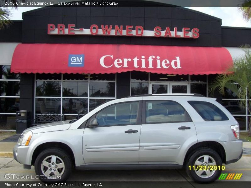 Galaxy Silver Metallic / Light Gray 2006 Chevrolet Equinox LS