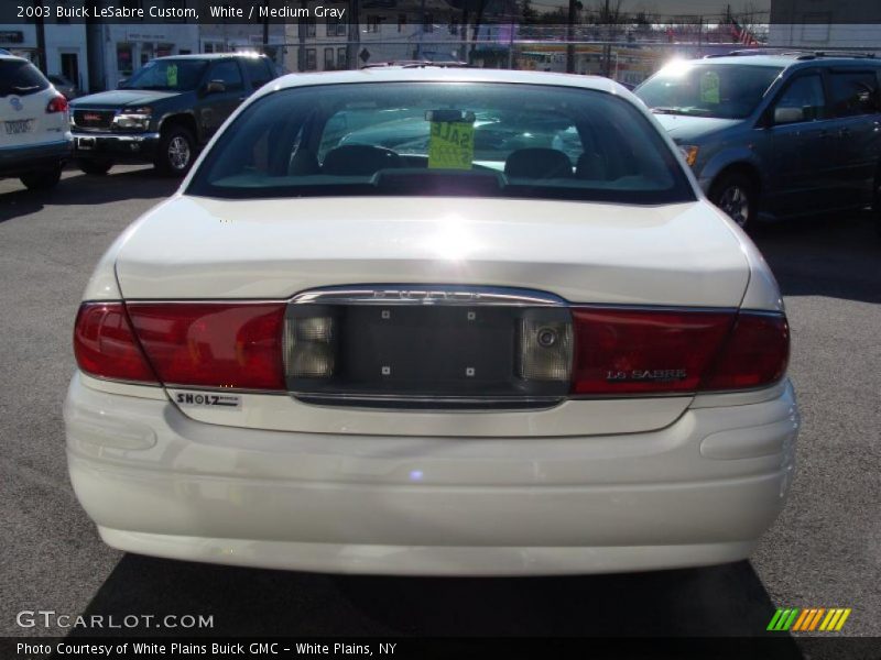 White / Medium Gray 2003 Buick LeSabre Custom