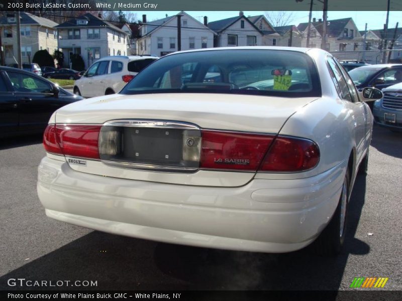White / Medium Gray 2003 Buick LeSabre Custom