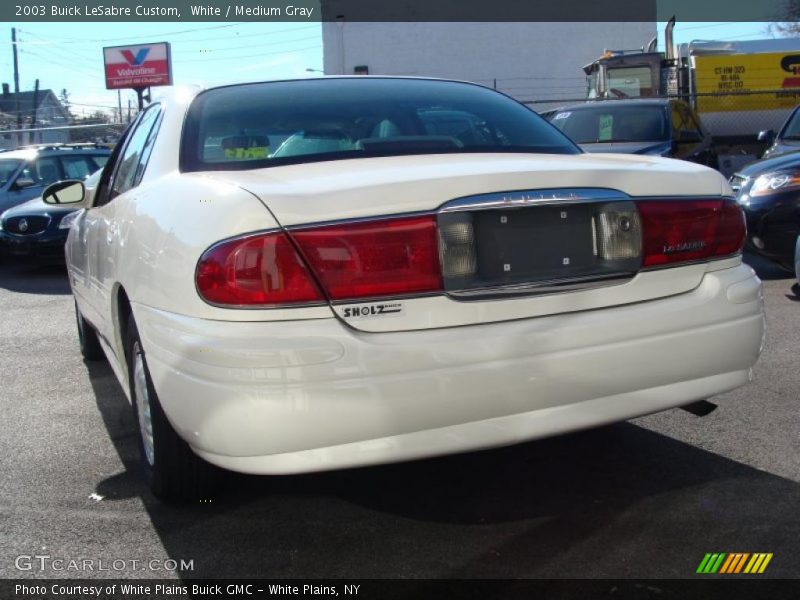White / Medium Gray 2003 Buick LeSabre Custom