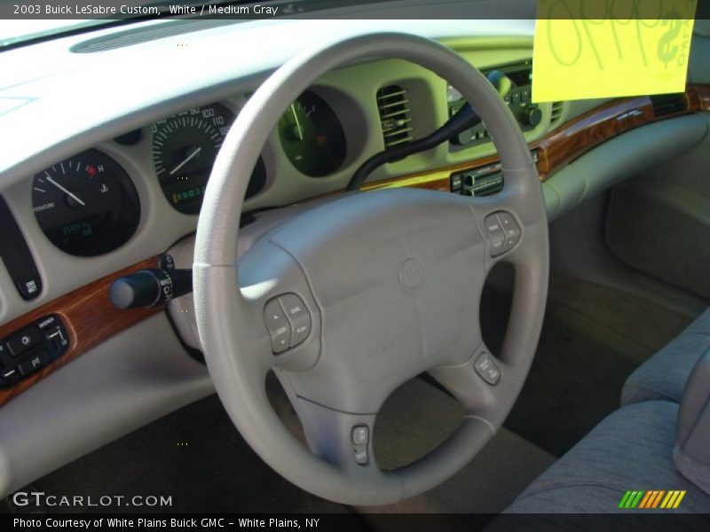 White / Medium Gray 2003 Buick LeSabre Custom