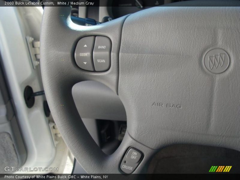 White / Medium Gray 2003 Buick LeSabre Custom