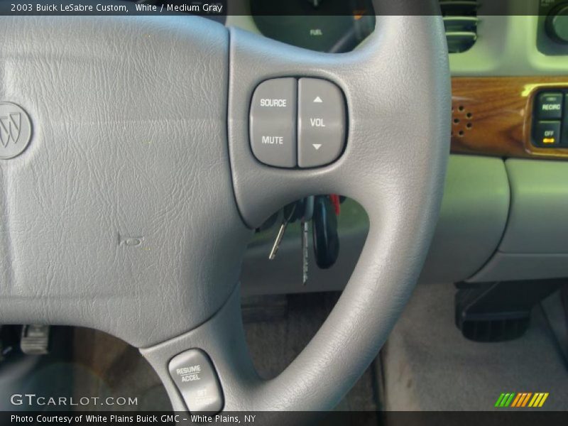 White / Medium Gray 2003 Buick LeSabre Custom