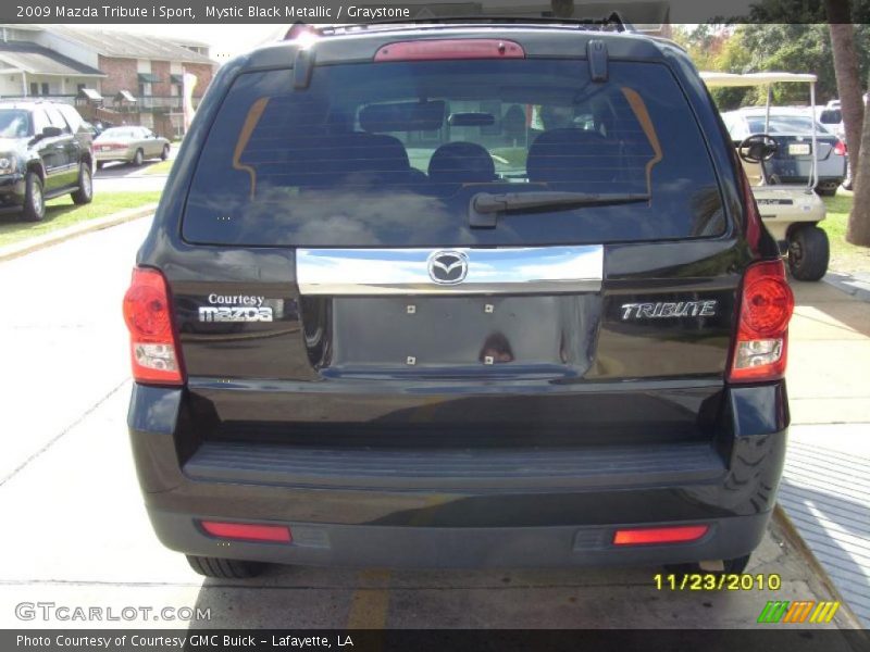 Mystic Black Metallic / Graystone 2009 Mazda Tribute i Sport