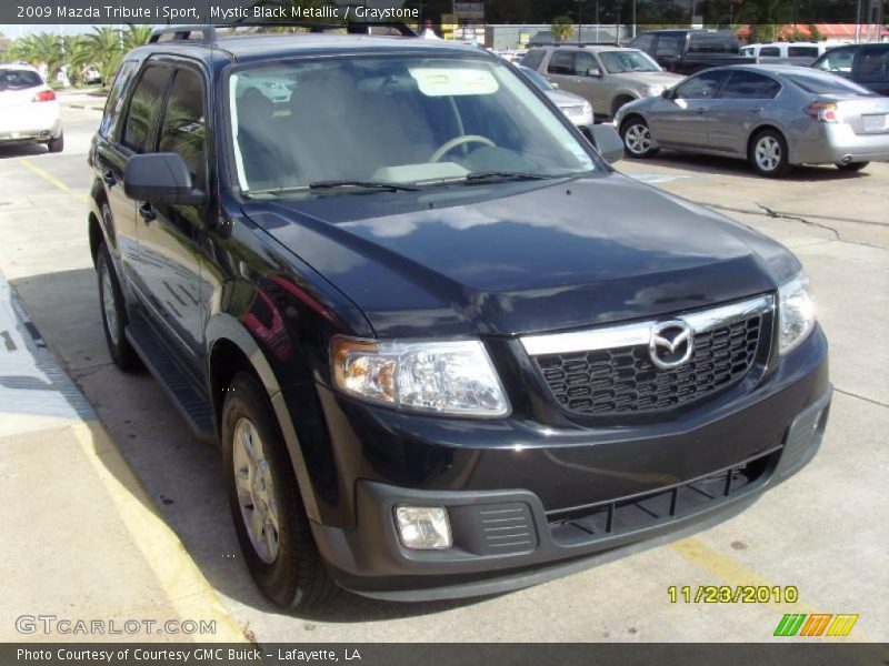 Mystic Black Metallic / Graystone 2009 Mazda Tribute i Sport