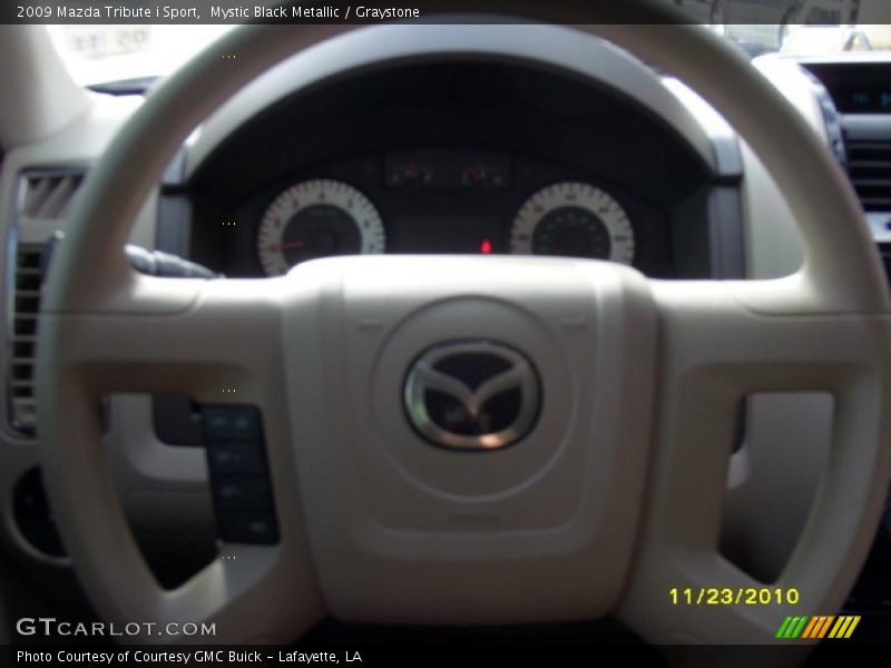 Mystic Black Metallic / Graystone 2009 Mazda Tribute i Sport
