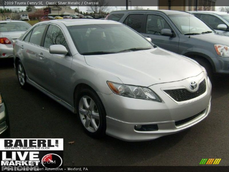 Classic Silver Metallic / Charcoal 2009 Toyota Camry SE
