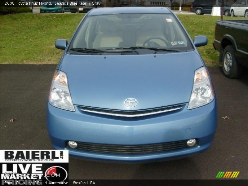 Seaside Blue Pearl / Gray 2008 Toyota Prius Hybrid