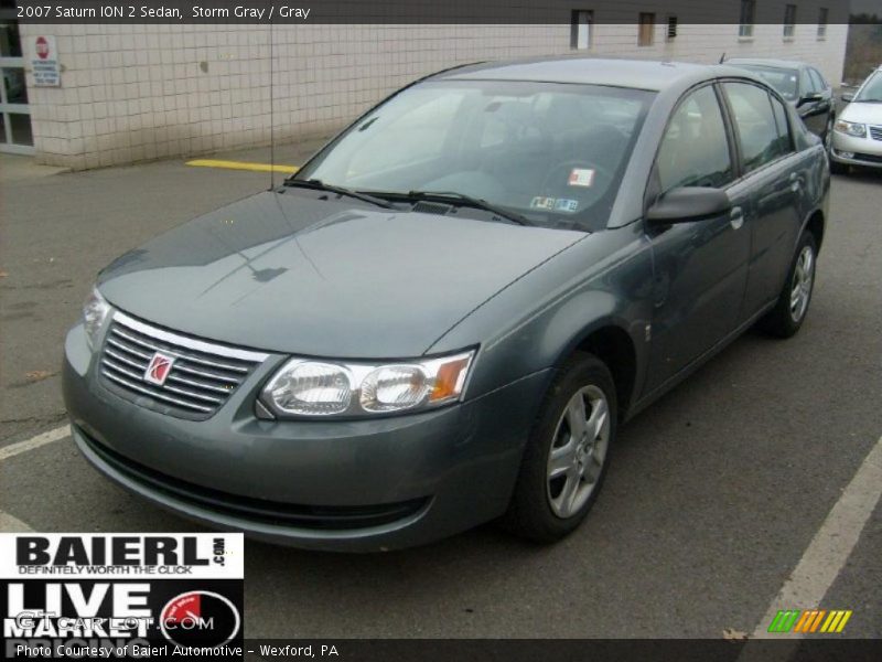 Storm Gray / Gray 2007 Saturn ION 2 Sedan