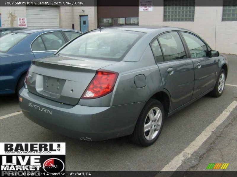 Storm Gray / Gray 2007 Saturn ION 2 Sedan