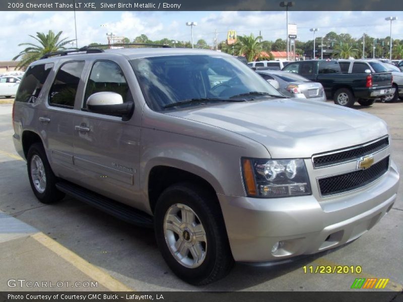 Silver Birch Metallic / Ebony 2009 Chevrolet Tahoe LT XFE