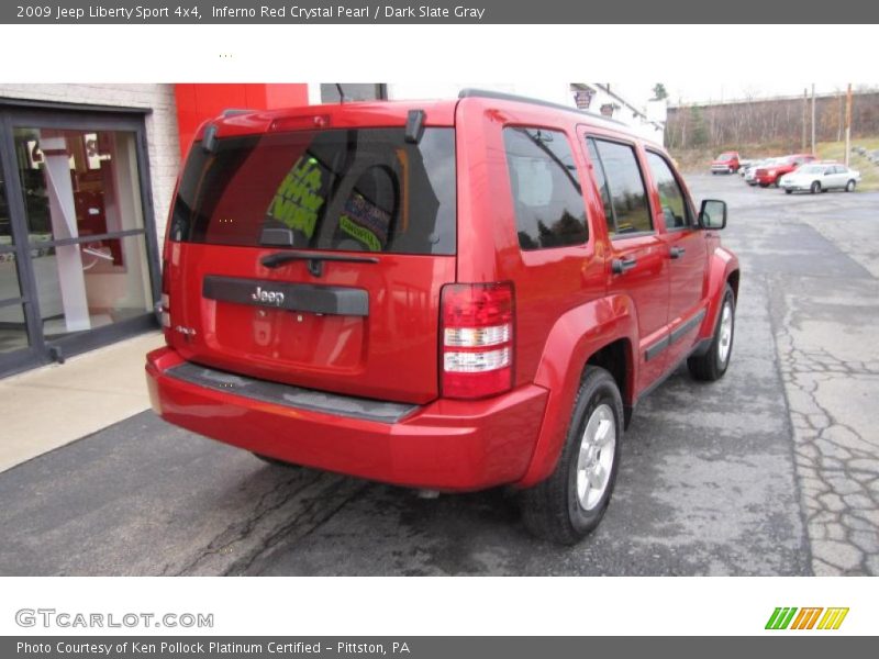 Inferno Red Crystal Pearl / Dark Slate Gray 2009 Jeep Liberty Sport 4x4