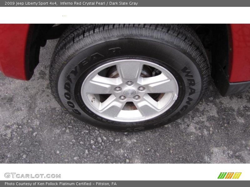 Inferno Red Crystal Pearl / Dark Slate Gray 2009 Jeep Liberty Sport 4x4