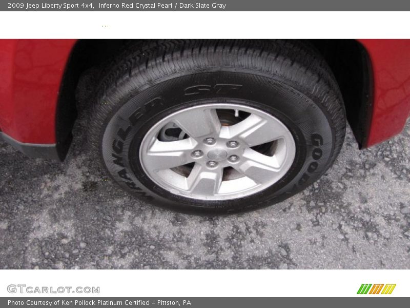 Inferno Red Crystal Pearl / Dark Slate Gray 2009 Jeep Liberty Sport 4x4