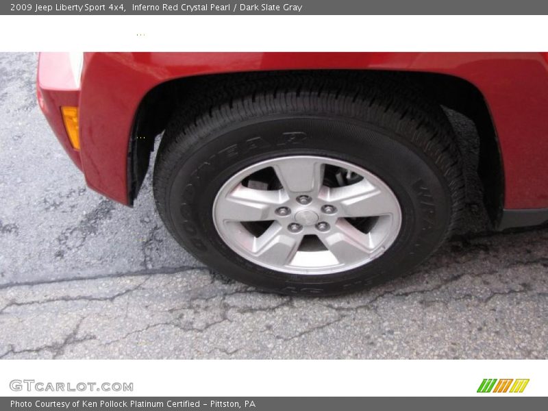 Inferno Red Crystal Pearl / Dark Slate Gray 2009 Jeep Liberty Sport 4x4