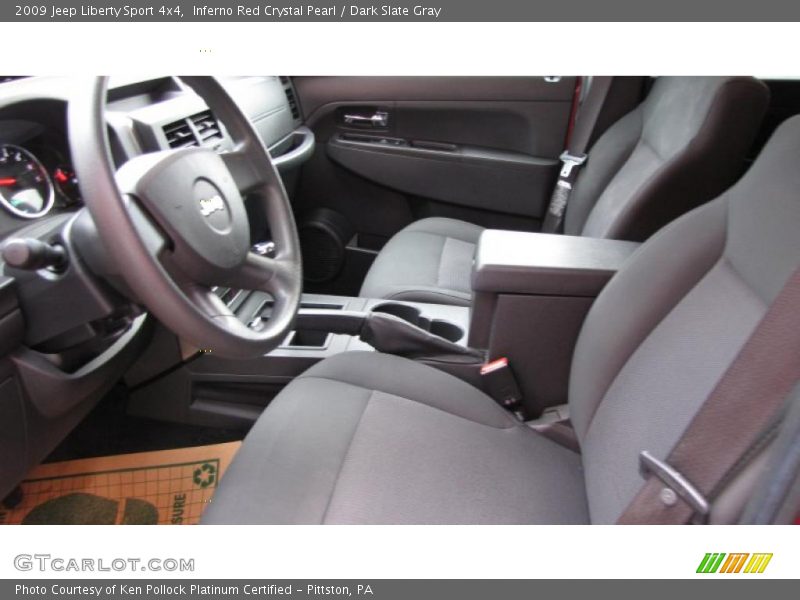 Inferno Red Crystal Pearl / Dark Slate Gray 2009 Jeep Liberty Sport 4x4