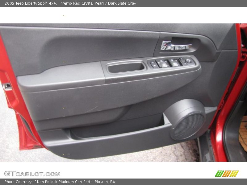 Inferno Red Crystal Pearl / Dark Slate Gray 2009 Jeep Liberty Sport 4x4