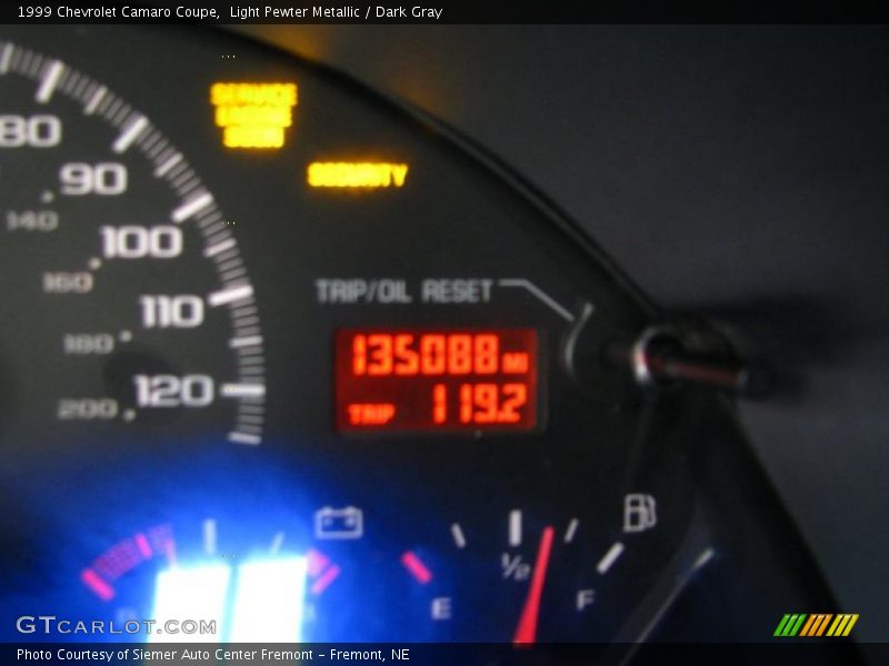 Light Pewter Metallic / Dark Gray 1999 Chevrolet Camaro Coupe