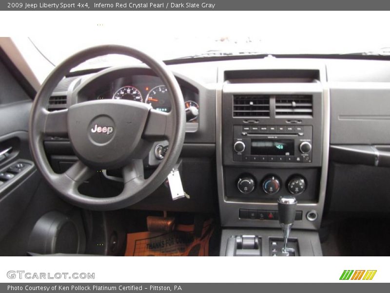 Inferno Red Crystal Pearl / Dark Slate Gray 2009 Jeep Liberty Sport 4x4
