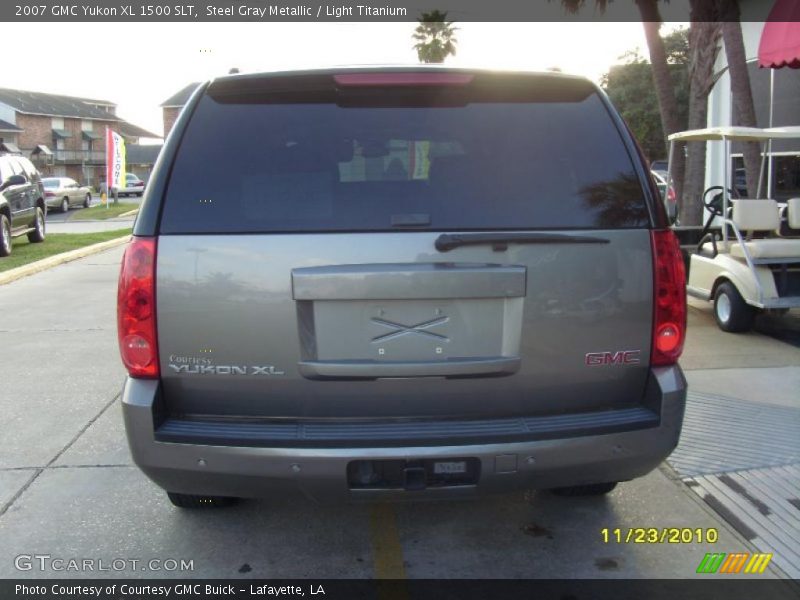Steel Gray Metallic / Light Titanium 2007 GMC Yukon XL 1500 SLT