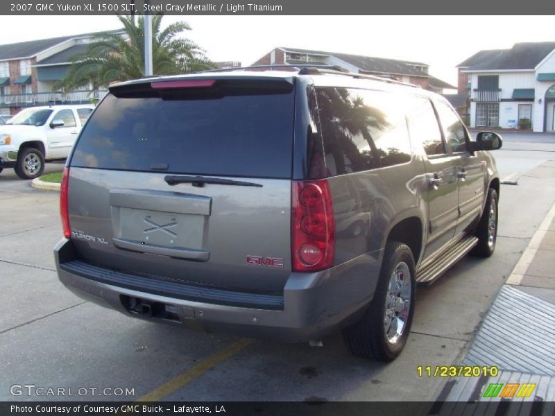Steel Gray Metallic / Light Titanium 2007 GMC Yukon XL 1500 SLT