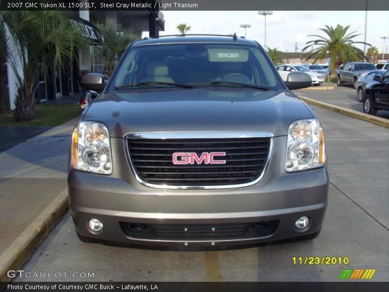 Steel Gray Metallic / Light Titanium 2007 GMC Yukon XL 1500 SLT