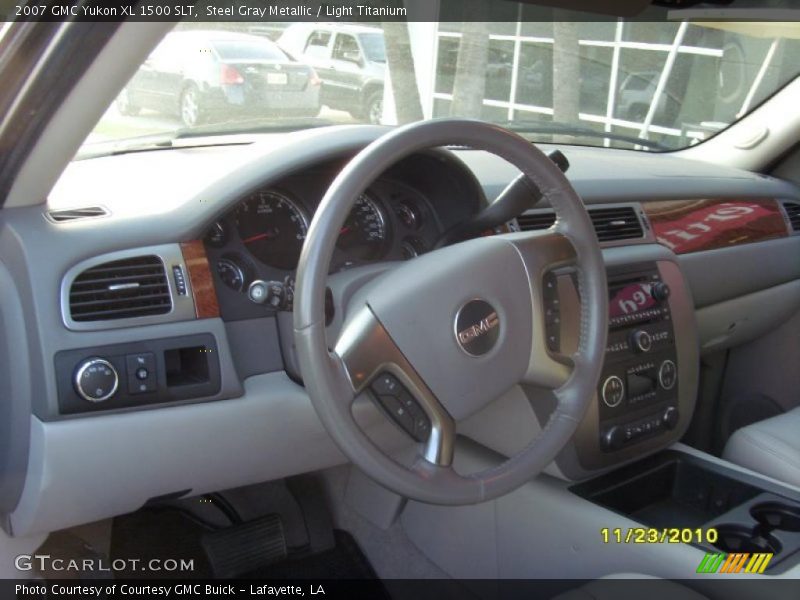 Steel Gray Metallic / Light Titanium 2007 GMC Yukon XL 1500 SLT