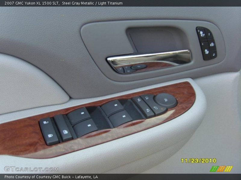 Steel Gray Metallic / Light Titanium 2007 GMC Yukon XL 1500 SLT