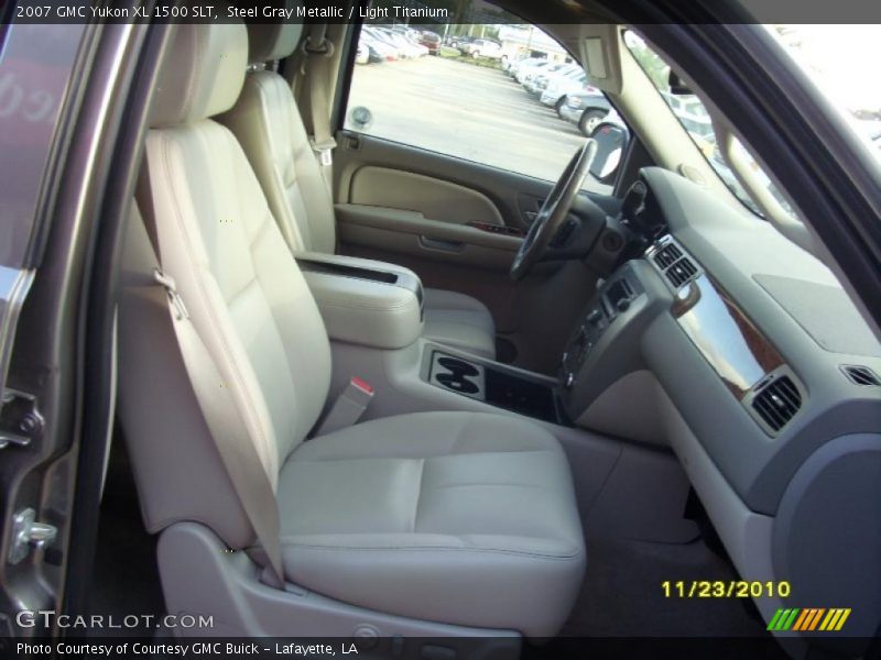 Steel Gray Metallic / Light Titanium 2007 GMC Yukon XL 1500 SLT