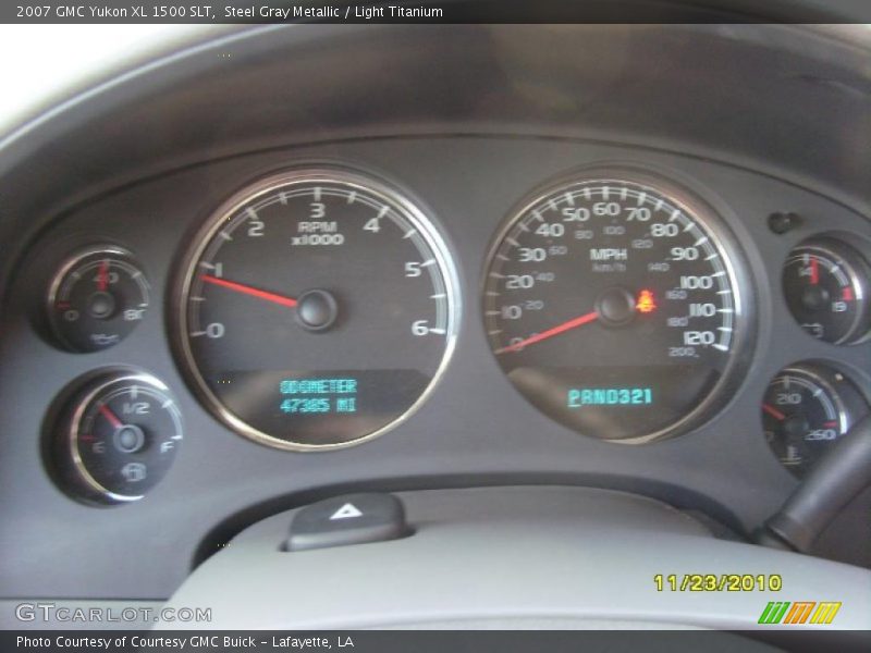 Steel Gray Metallic / Light Titanium 2007 GMC Yukon XL 1500 SLT