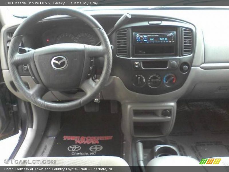Galaxy Blue Metallic / Gray 2001 Mazda Tribute LX V6