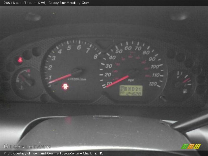 Galaxy Blue Metallic / Gray 2001 Mazda Tribute LX V6