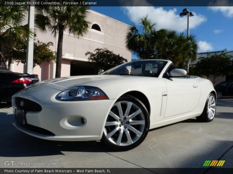 Front 3/4 View of 2008 XK XK8 Convertible