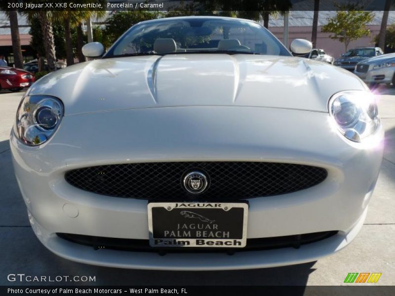 Porcelain / Caramel 2008 Jaguar XK XK8 Convertible