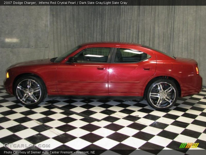 Inferno Red Crystal Pearl / Dark Slate Gray/Light Slate Gray 2007 Dodge Charger