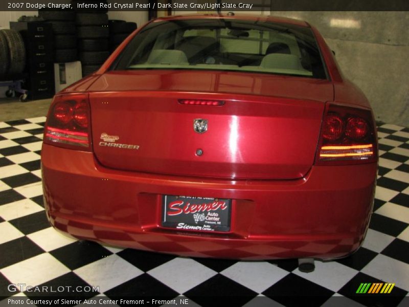 Inferno Red Crystal Pearl / Dark Slate Gray/Light Slate Gray 2007 Dodge Charger