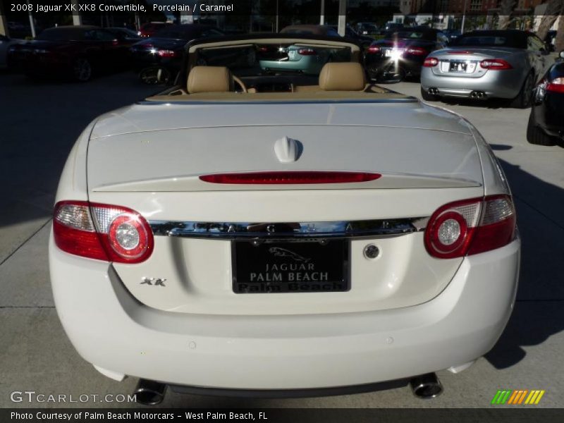 Porcelain / Caramel 2008 Jaguar XK XK8 Convertible