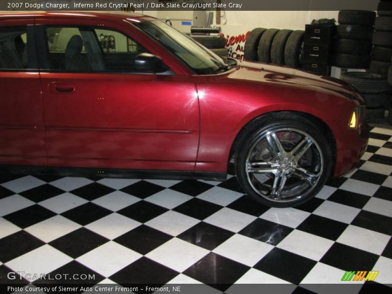 Inferno Red Crystal Pearl / Dark Slate Gray/Light Slate Gray 2007 Dodge Charger