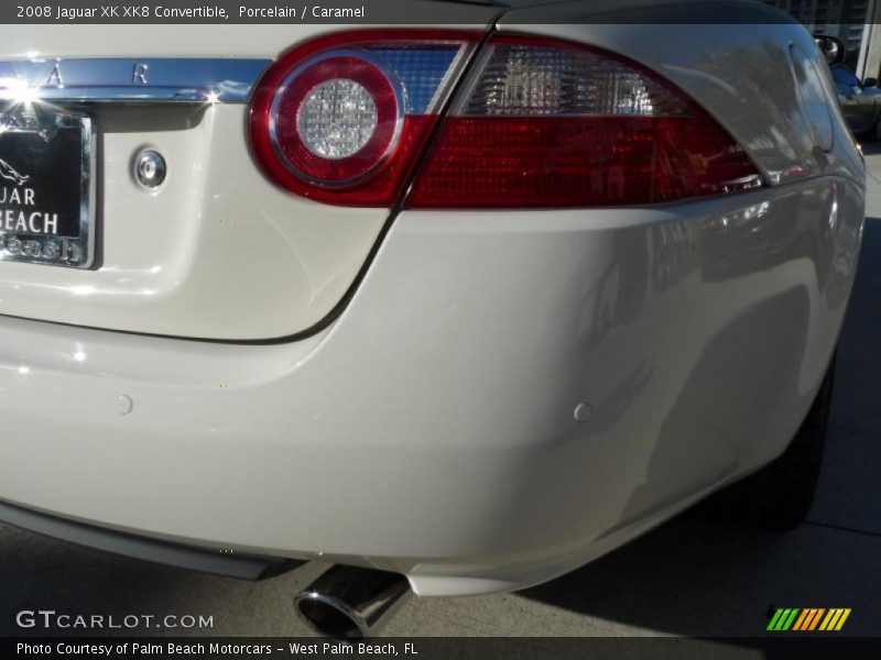 Porcelain / Caramel 2008 Jaguar XK XK8 Convertible