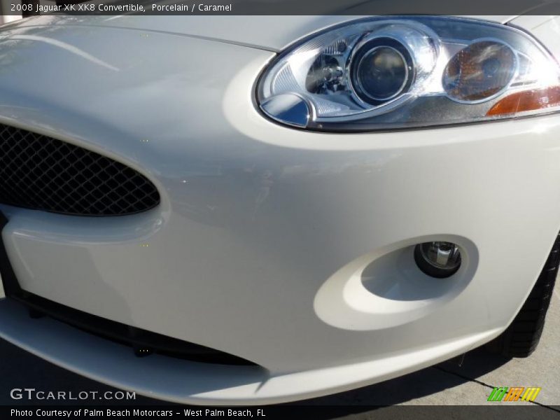 Porcelain / Caramel 2008 Jaguar XK XK8 Convertible