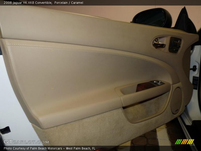 Porcelain / Caramel 2008 Jaguar XK XK8 Convertible