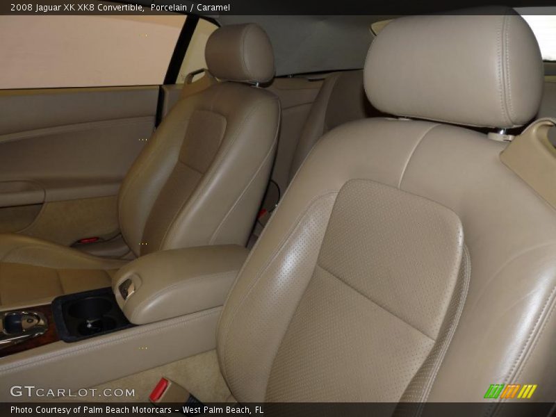 Porcelain / Caramel 2008 Jaguar XK XK8 Convertible