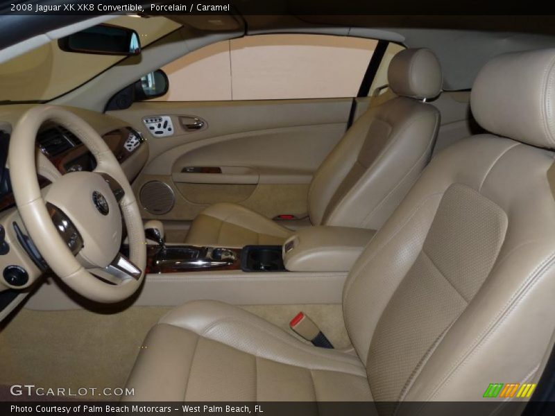  2008 XK XK8 Convertible Caramel Interior