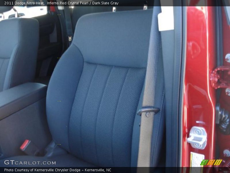 Inferno Red Crystal Pearl / Dark Slate Gray 2011 Dodge Nitro Heat
