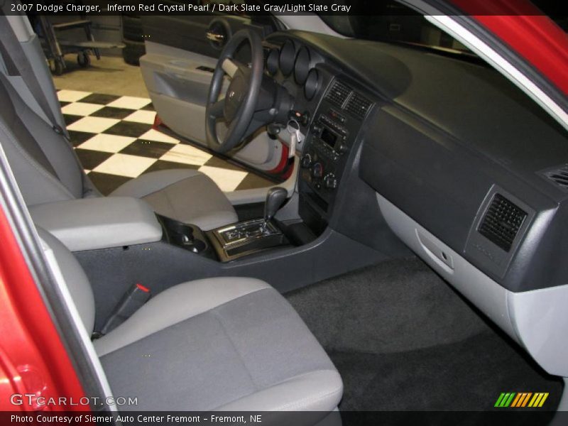 Inferno Red Crystal Pearl / Dark Slate Gray/Light Slate Gray 2007 Dodge Charger