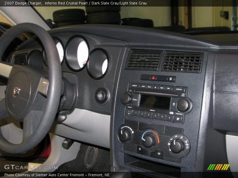Inferno Red Crystal Pearl / Dark Slate Gray/Light Slate Gray 2007 Dodge Charger