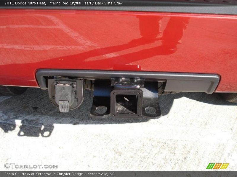 Inferno Red Crystal Pearl / Dark Slate Gray 2011 Dodge Nitro Heat