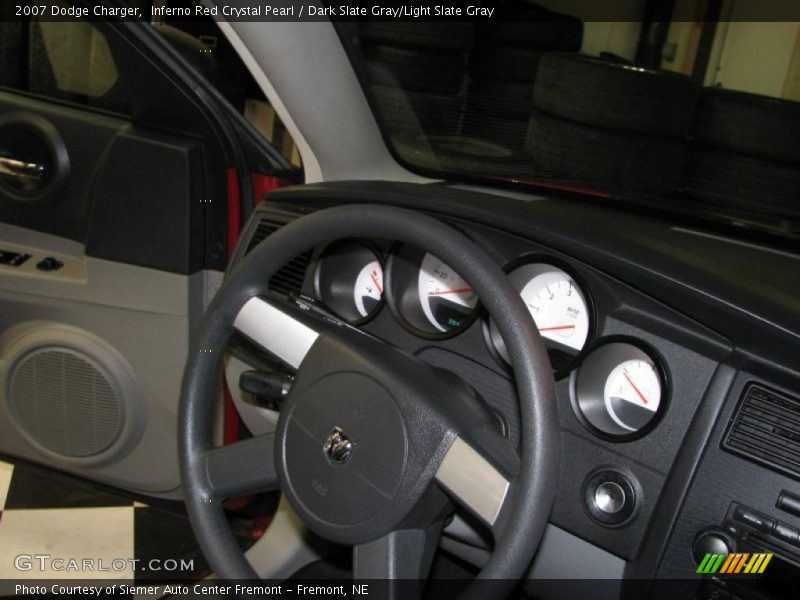 Inferno Red Crystal Pearl / Dark Slate Gray/Light Slate Gray 2007 Dodge Charger