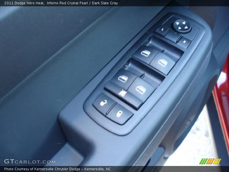 Inferno Red Crystal Pearl / Dark Slate Gray 2011 Dodge Nitro Heat